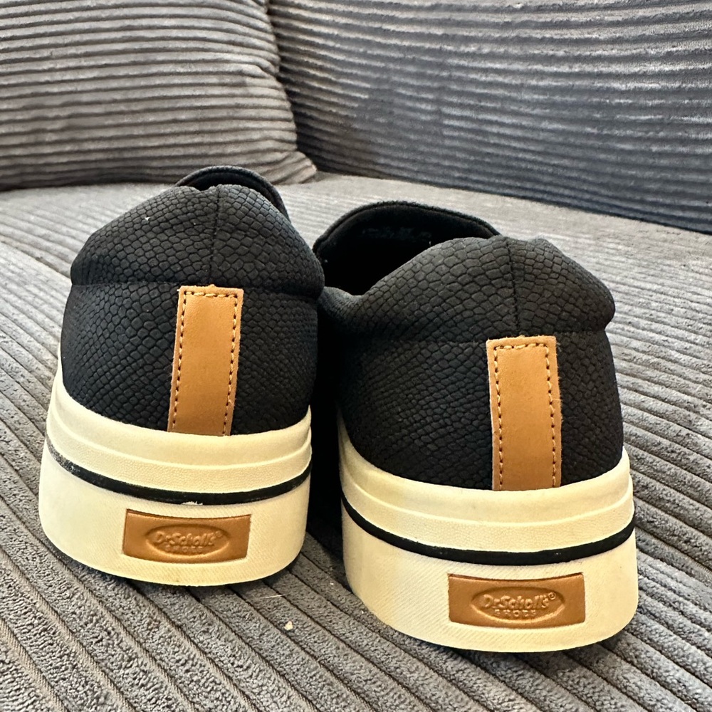 Dr. Scholls Happiness Slip On Sneaker - Black Synth - Size 9.5 - Picture 8 of 11